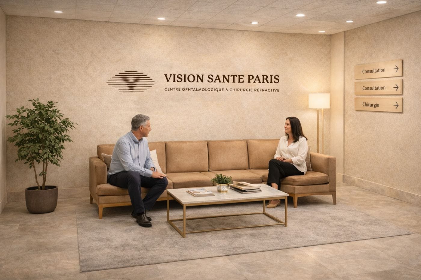 salle attente centre ophtalmologique paris vision sante paris salle d attente du centre ophtalmologique Vision Sante Paris